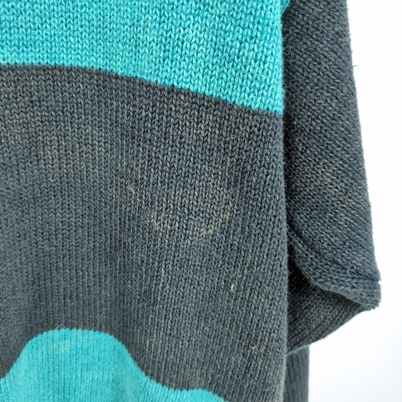 Vintage X Street Scenes VTG 80s 90s Colorblock Sweater Tribal‎ Streetwear XL - Picture 5 of 7